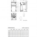 Przemiennik częstotliwości 1-fazowy 0,4 kW 230VAC Delta Electronics VFD2A8MS21ANSAA